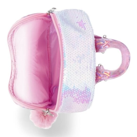 Hello Kitty Girls Mini Backpack, Sequin Detail, Locket Loop Handle - Picture 4 of 4